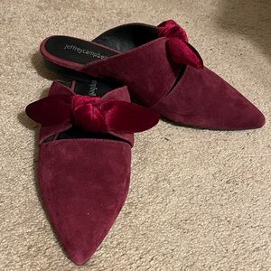 Jeffrey Campbell Magenta Mules